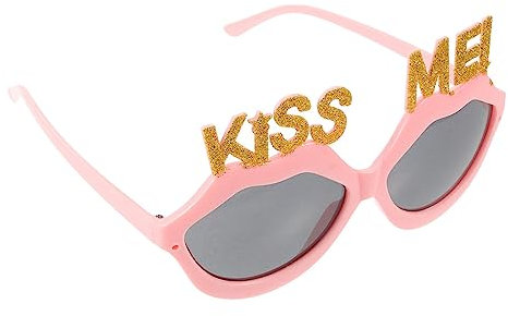 EXCEART Brillen in Lippenform Hochzeit Deko Brille Erwachsene Verkleiden Sich Mit Einer Brille Bachelorette Partybrille Lustige Brillen Retro-lippenbrille Stilvolle Plastik Bilden Kleidung