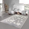 Teppich-Traum Kinderzimmer-Teppich flauschig weich pflegeleicht Sterne in anthrazit 120 x 170 cm