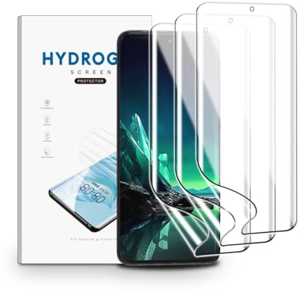 nvskvd Pellicola Protettiva Idrogel per Motorola Edge 40 Neo, 3 Pezzi Pellicola Protettiva TPU per Trasparente HD Morbida Display ID Impronte