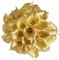 MODUDY 10 Pezzi di Fiori Artificiali di Giglio di Calla, Fiori Artificiali in Lattice Reale al Tocco Fiori Artificiali di Giglio di Calla, Bouquet da Sposa Fai da Te Decorazioni per la Casa(Oro)
