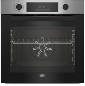 Four encastrable Pyrolyse Chaleur pulsée BEKO BBIM11300XMP Inox - Porte froide - 72L - 59,4 cm
