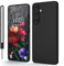 Andwing für Samsung Galaxy S24 Hülle, Silicone Handyhülle für Samsung S24 4G/5G mit Kratzfestem Mikrofaserfutter Kameraschutz, Rundumschutz Schutzhülle Hülle für Samsung Galaxy S24 Schwarz