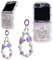 QAOMECABNH Cartoon-Schutzhülle für Z Flip 5, Ständer, 3D-Cartoon-Charakter, schöne Katze, Kinder, für Stitch Grils, TPU, ultradünn, Schutzhülle für Samsung Galaxy Z Flip 5 (für Kuromi-2, Flip 5)