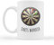 Darts Wanker Funny Gift Coffee Mug - Darts Player Gift - Funny Darts Gift For Men - Darts Christmas Present - Bullseye