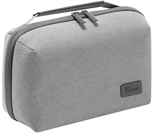 Kaxich Travel Electronics Organizer, Electronics Accessories Bag Portable Cable Organizer Case Waterproof Universal for Adapters Memory Cards, USB Cables (Gray)
