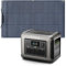 ALLPOWERS R1500 Station électrique portable 1152Wh avec panneau solaire flexible 100W IP68 étanche, batterie LiFeP04, 2 x Chargement rapide sans fil 15W, générateur solaire pour camping-car, jardin