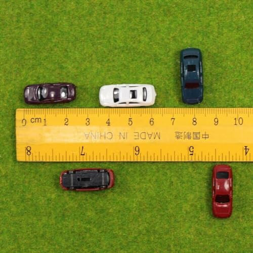 1 scala 220, modello Z Gauge modello di costruzione auto treno layout set, 50 pezzi, 25 x 8 x 6 mm