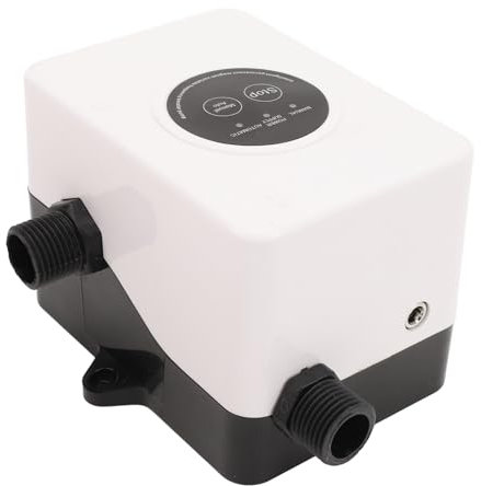 Fockety Water Pressure Booster Pump, 100W 24V 32L/min 25M Lift Automatic Home Booster Pump Permanent Magnet Booster Pump for Shower Heater Showers, Bathrooms, Kitchens, Water Heaters (UK)