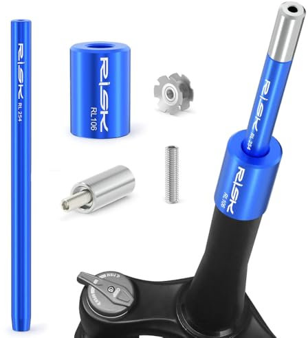 COONIUM Professionelles Fahrrad-Sternmutter-Installations- und Entfernungswerkzeug-Set – Fahrrad-Headset-Sternflanschmutter-Einstellwerkzeug für Stahlgabel-Lenkrohre