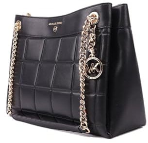 Michael Kors Tasche I Damen I Tote Bag I Modell *SUSAN* I Schultertasche I Schwarz I 32x24x12cm (BxHxT) I MK Logo I Gesteppt I Women-Bag1417
