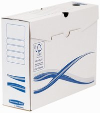 Fellowes BANKERS BOX Basic ArchivSchachtel, blau, B100 mm