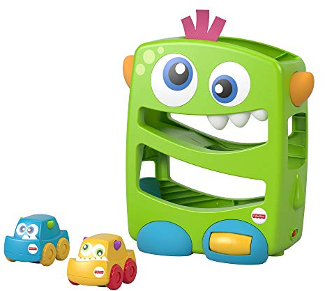 Fisher-Price Monster Trucks Racing Ramp, Vehicle Playset for Baby