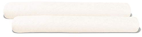 aqua-textil Classic Line Kissenbezug 2er-Set 20 x 120 cm Schnee weiß Baumwolle Seitenschläferrolle Bezug Jersey Kissenhülle, Kopfkissenüberzug, Pillowcase, Bettkissen, Kopfkissenbezug, Reißverschluss
