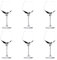 summa - Copas de vino tinto. Set de 6 unidades. 550ml/55cl | Cristal, alta transparencia y borde fino | Uso en casa, restaurante y fiestas |