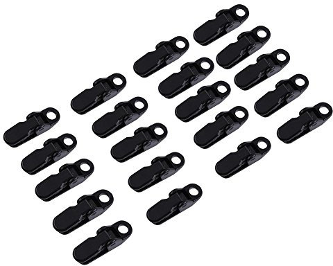 20Pcs Awning Tarp Clips Windproof Tent Clips Tent Tighten Hook for Camping