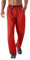KEFITEVD Jogginghose Herren Leicht Dünn Sporthose Lang Größe Atmungsaktiv Stretch Fitnesshose Lässig Freizeithose mit Reißverschluss-Taschen Rot-Schwarz M