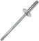 AERZETIX - Juego de 100 remaches ciegos Ø3.2x12mm con cabeza ancha 10mm - DIN 7337 C - remache pop con ruptura de vástago - en aluminio/acero - C48263