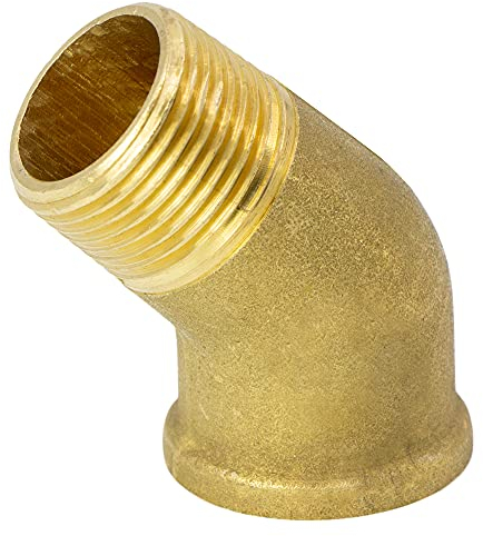 VARIOSAN Winkel 45° 15259, 1 IG/AG, Messing, Trinkwasser geeignet