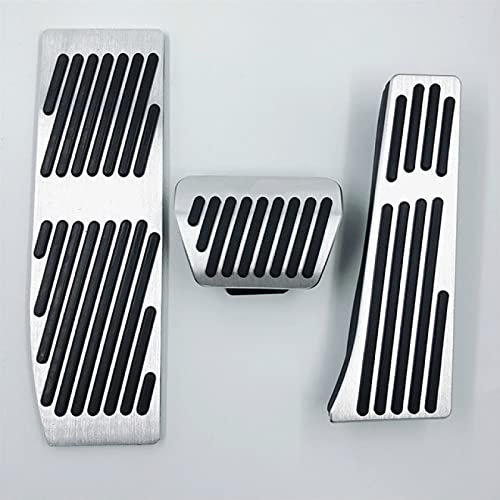 JIERS Auto Pedalauflagen, Für BMW X1, 1 2 4 3 M-Serie E30 E32 E34 E36 E38 E39 E46 E60 E61 E84 E87 E90 E91 E92 E93 2005-2012, AT MT Car Styling Fußstütze Gasbremspedal