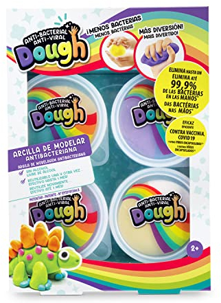 Canal Toys SND 001 4 x Antibakterielle Knetmasse, violett