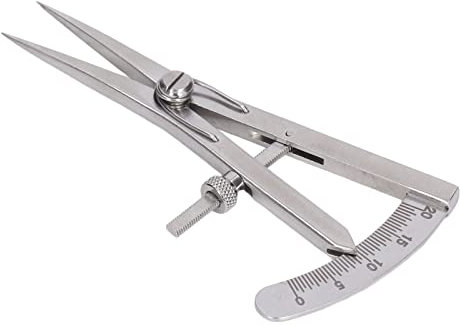 Markierungslehre Leder Verstellbares Mini-Kantenpresswerkzeug Federteiler für DIY-Lederhandwerk-Arbeitsplatz(Schraubensicherungstyp)
