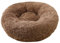 Wolke Hundebett Orginal, Katzenbett, Waschbar, 60cm, Hundekissen, Flauschiges Hundebett für große, mittelgroße & kleine Hunde, Hunde Pettbett, Hundematratze, plüsch (Braun)