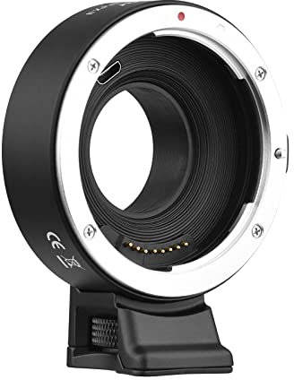 Andoer EF-FX II Anillo adaptador de objetivo con soporte de trípode para objetivo Canon EF/EF-S a Fuji X-Mount cámara sin espejo XT4 XT3 XS10 XT30 XT30II XT20 X-E3 X-E2 X-E2S X-Pro2 X-Pro1 X-A2 X-A3