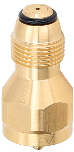 Propane Tank Refill Adapter, Propane Gas Bottle Tank Filler Adapter Fitting for 1lb Propane Tanks, Propane Refill Adapter Coupler Quick Connect Attachment for Disposable Small Bottle Fill