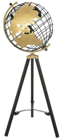 Atmosphera - Globus Ramon Metall - schwarz - H70 cm - Schwarz