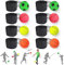 Jastown 8 STK Springball Mit Schnur - Wrist Ball, Handgelenk Returnball, Rebound Ball Auf Elastischem Seil
