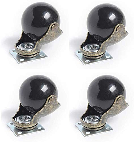 Bürorollen, schwenkbare Räder, 360° drehbares Kugel-Cater-Rad mit Deckplatte und Bremse, Möbelrolle