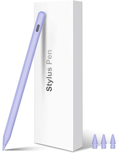 HATOKU Pencil 2. Generation für iPad, Magnetic Wireless Charging Stift für iPad mit Neigung & Palm Rejection, Pencil 2. Generation Kompatibel mit iPad Air 4/5, iPad Mini 6, iPad Pro 11/12.9