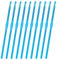 10Pcs 5mm Aluminum Crochet Hook, Knitting Needles Craft Yarn, Crochet Hook for DIY Craft, Gold Crochet Needles for Knitting Scarf(Blue)