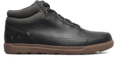 Forsake Phil Mid II - Men's Waterproof Leather Mid-Top Sneaker Boot - Black 12 M