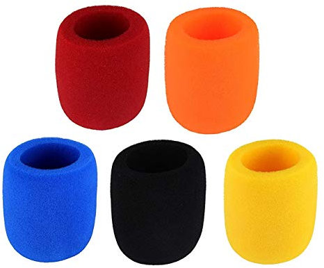 Microfono Copertura Parabrezza Spugna Parabrezza per Shure SM58 Beta58 microfoni, 5 Colori