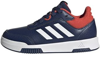 adidas Tensaur Sport Training Lace Shoes Running, Dark Blue/FTWR White/Bright red, 2 UK Child