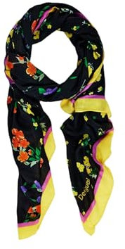 Desigual Foulard Patch Rectangle Black
