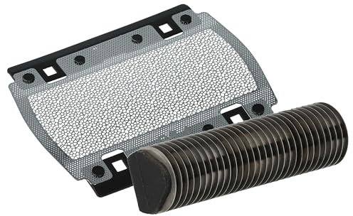 vhbw Klingenblock, Scherblatt kompatibel mit Braun Pocketgo Twist E-Razor Rasierer - Kombipack Schwarz Silber