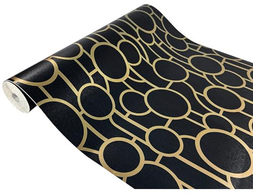 DecoMeister Vinilo Adhesivo Para Cocina Pared Muebles Papel Autoadhesivo Para Encimera Armario Mesa Lámina Decorativa Para Hogar Película Para Forrar En Rollo 45 x 200 cm Patrón Tiffany Antracita