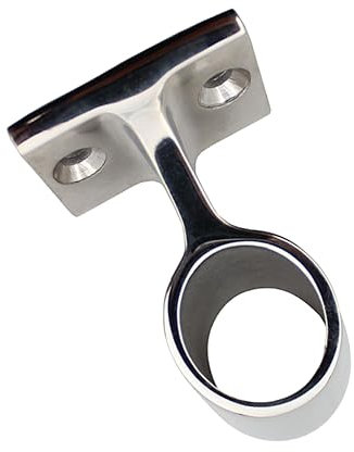 WHAMVOX Boat Handrail Bracket Handrail Clamps Boat Handrail Parts Yacht Handrail Fittings Staircase Handrail Brackets Boat Deck Handrail Railing Steel Handrail Brackets Boat Rear Bracket