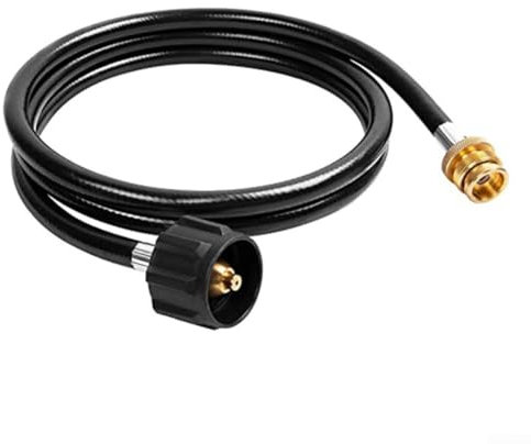 PETSTIBLE Raccord extérieur en laiton pour raccord d'interface QCC - Tuyau de conversion de cylindre de gaz - Tuyau adaptateur de propane