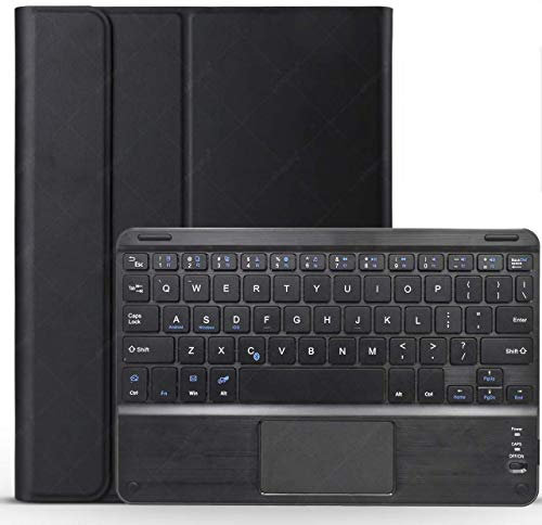 Funda con Teclado para Samsung Galaxy Tab S5e 10.5 2019 con Panel táctil, Teclado inalámbrico Desmontable con Cubierta Protectora,Negro