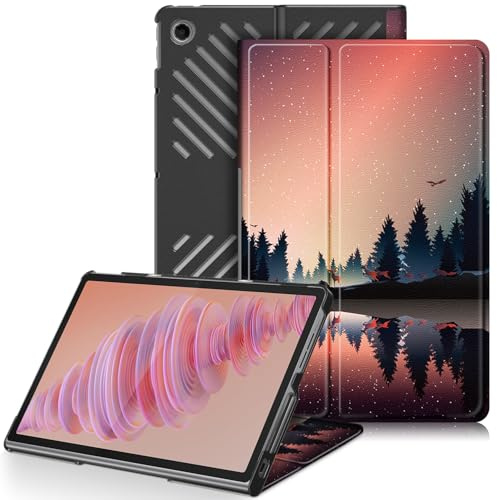 TOPCASE Hülle Kompatibel mit Lenovo Tab Plus Tablet (TB351FU) 11.5 Zoll 2024 Cover,Ultra Leder Ständer Schutzhülle Funktion,Dämmerung