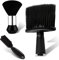 3 Pièces Brosse Plumeau de Coiffeur, brosses à cheveux, Brosse de Cou de Coiffure, Professional brosse barber, Doux brosse barbe pour Salon, Barbier, Coiffeurs