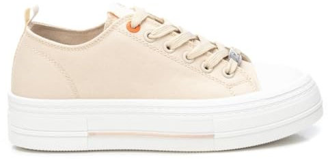 REFRESH - Zapatilla Mujer Beige - Calzado Cómodo y Versátil - Moda Casual - Modelo 17281708 (Talla 39)
