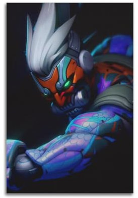 GBHEVEWV Overwatch 2 Spiel-Kunstposter, 12 Poster, dekorative Malerei, Leinwand, Wandposter und Kunstdruck, moderne Familienschlafzimmer-Dekoration, Poster, 20 x 30 cm