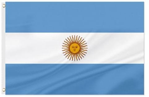 Drapeau Argentine 90 x 150 cm