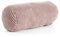 mokebo Nackenrolle mit Cordbezug 'Das Nickerchen', gemütliche Kissenrolle, Zierkissen oder Dekokissen, auch als Sofakissen, Rückenkissen, Lesekissen oder Knierolle in Rosa, 17,5x17,5x37 (B/H/T in cm)