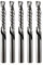 EU_HOZLY fräser 4mm schaft ,4mm Schaft,22mm Schnittlänge, 45mm Gesamtlänge, Fräser für Holzbearbeitung 5 Stück(4*22*45)