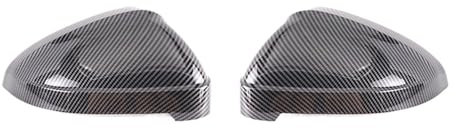 NVDERTA Seitliche Spiegelkappen kompatibel mit Audi A4, A5, B9, Carbon-Look, Modelle 2017, 2018, 2019, 2020, 2021 und 2023, S4, RS4, S5, RS5, Allroad Quattro (Carbon Pattern-2 Stück)